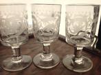 Antieke Wijnglazen, Antiek en Kunst, Curiosa en Brocante, Ophalen of Verzenden
