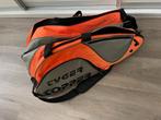 Tennis tas Tyger - 9 racket en schoenenvak - oranje, Gebruikt, Ophalen of Verzenden, Tas