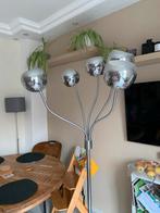 Industriaal stijl vloerlamp , chroom look, Huis en Inrichting, Lampen | Vloerlampen, Ophalen, Zo goed als nieuw, Industriaal, 150 tot 200 cm