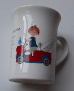 Beker Pluk van de Petteflet. Staffordshire. Douwe Egberts., Ophalen of Verzenden, Zo goed als nieuw, Overige stijlen, Kop(pen) en/of Schotel(s)