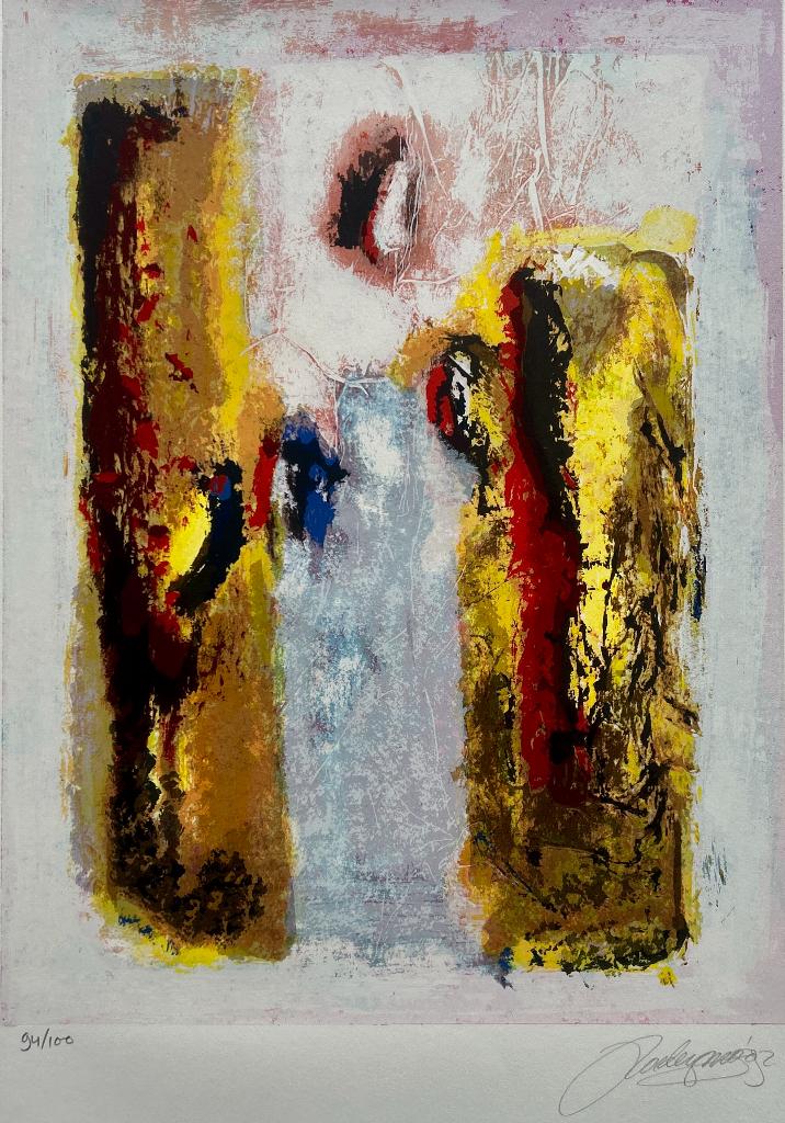 Zeefdruk Jan Radersma - Tulisan, Antiek en Kunst, Verzenden