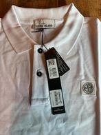 NIEUW - Stone Island polo wit - Maat S & M, Kleding | Heren, Ophalen of Verzenden, Nieuw, Maat 48/50 (M), Wit