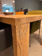 -SERA Collectie- wagon eettafel, Ophalen, Eikenhout, 50 tot 100 cm, Rechthoekig