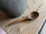 Oude Houten lepel voor waxinelichtje, Ophalen of Verzenden, Hout, Minder dan 25 cm