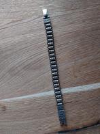 Heren armband, Ophalen of Verzenden, Nieuw, Zilver, Staal