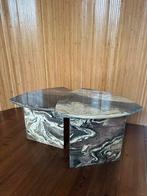 Vintage marmeren mimiset / salontafels, Huis en Inrichting, Tafels | Salontafels, Ophalen, X, 50 tot 100 cm, X