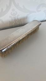 Antieke - Brocante verzilverde Gero borstel, Antiek en Kunst, Ophalen of Verzenden