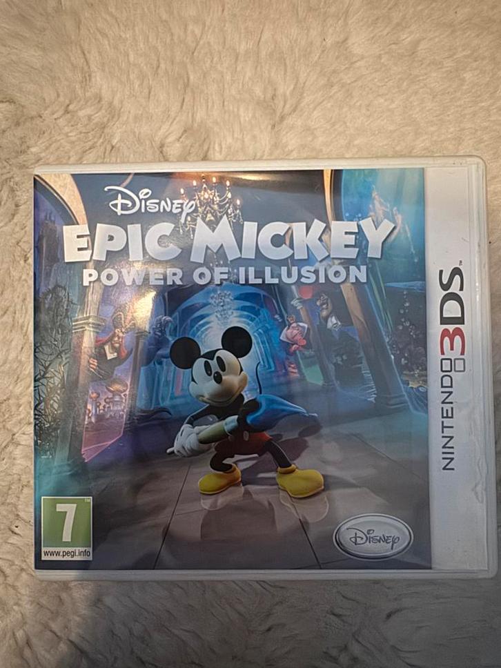 Epic Mickey: Power of Illusion - Nintendo 3DS, Spelcomputers en Games, Games | Nintendo 2DS en 3DS, Gebruikt, Platform, 1 speler