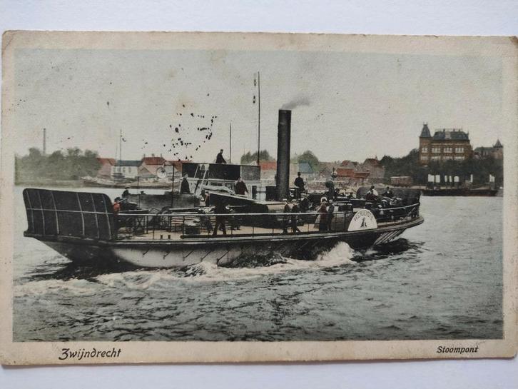 J2525 Zwijndrecht 1918 Adres Onbekend, Verzamelen, Ansichtkaarten | Nederland, Noord-Holland, 1920 tot 1940, Ophalen of Verzenden