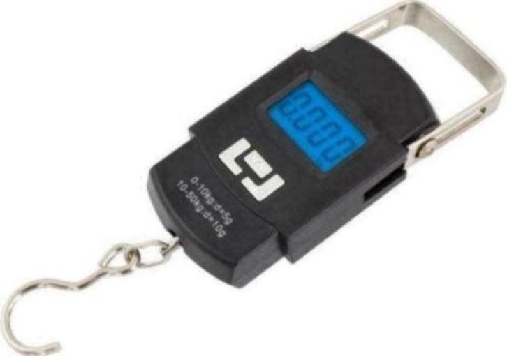 Digitale hangweegschaal haak weegschaal bagage pakket vis 50, Doe-het-zelf en Verbouw, Weegschalen, Nieuw, Hangweegschaal, Minder dan 50 kg
