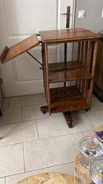 Antieke eiken Boekenmolen., Ophalen, Met plank(en), Minder dan 50 cm, Gebruikt