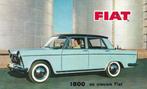 Kleine brochure FIAT programma / modellen ca. 1961 (NL)., Leonard Lang, Amsterdam, Ophalen of Verzenden, Zo goed als nieuw, Overige merken
