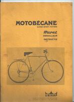 Motobecane derailleur instructies, Fietsen en Brommers, Verzenden, Gebruikt