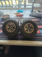 Rc traxxas rustler wielen, Hobby en Vrije tijd, Elektro, Gebruikt, Ophalen of Verzenden, Schaal 1:10