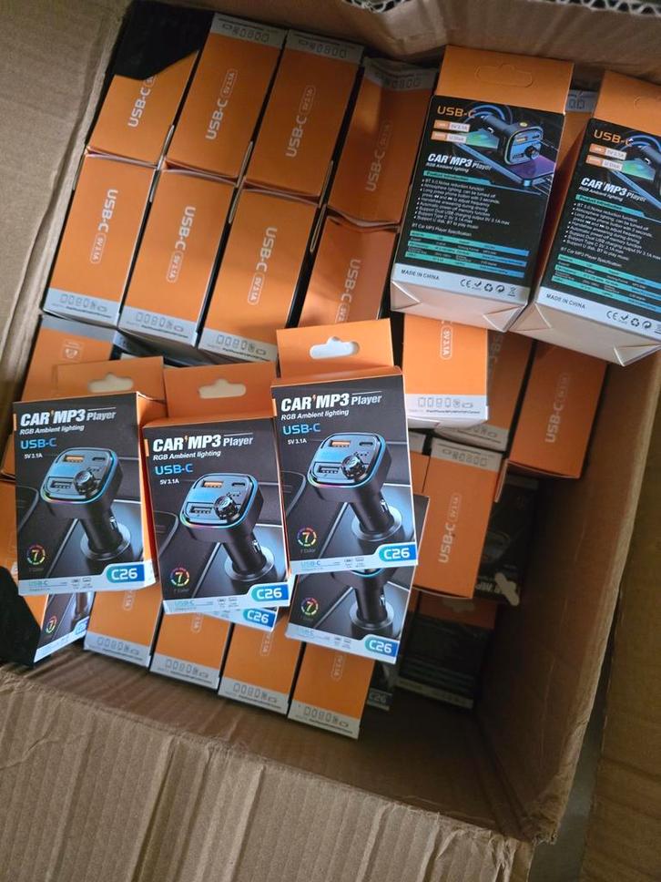 Partij Car MP3 Speler met RGB - USB-C, Audio, Tv en Foto, Mp3-spelers | Apple iPod, Ophalen of Verzenden