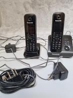 Panasonic dect telefoon, Telecommunicatie, Gebruikt, 2 handsets, Ophalen