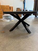 Nieuwe mango eettafel 140 cm doorsnee, Ophalen, 100 tot 150 cm, Rond, Zo goed als nieuw