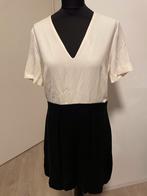 Zwart-Witte Mango Jurk maat L, Kleding | Dames, Jurken, Maat 38/40 (M), Mango, Zwart, Ophalen of Verzenden