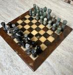 Marmeren Schaakspel - In Goede Staat, Hobby en Vrije tijd, Gezelschapsspellen | Bordspellen, Een of twee spelers, Ophalen of Verzenden