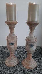 *** Set van twee prachtige Riverdale kandelaars ***, Ophalen, Overige kleuren, 25 tot 50 cm, Zo goed als nieuw
