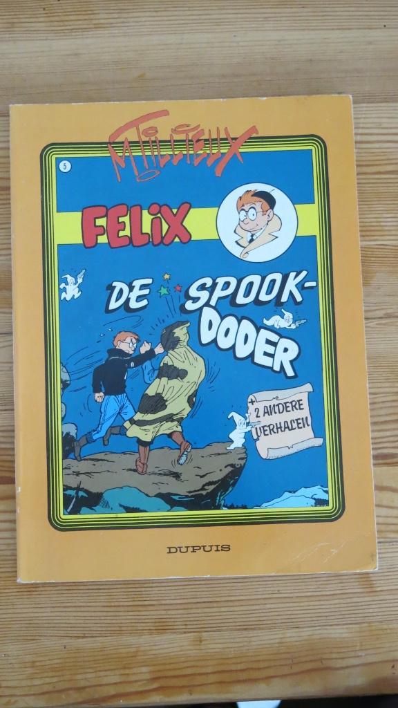 Felix (Tillieux) - 5 De spookdoder+6 HEt land van de vredige, Boeken, Stripboeken, Gelezen, Eén stripboek, Ophalen of Verzenden