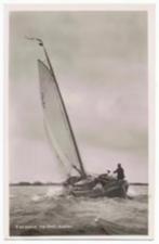 Kaag, Vacantie op het water 1952, ongelopen, Verzamelen, Ansichtkaarten | Nederland, Verzenden, 1940 tot 1960, Ongelopen, Noord-Holland