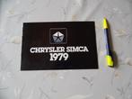 Chrysler Simca1979  incl Matra, Verzenden, Zo goed als nieuw, Overige merken