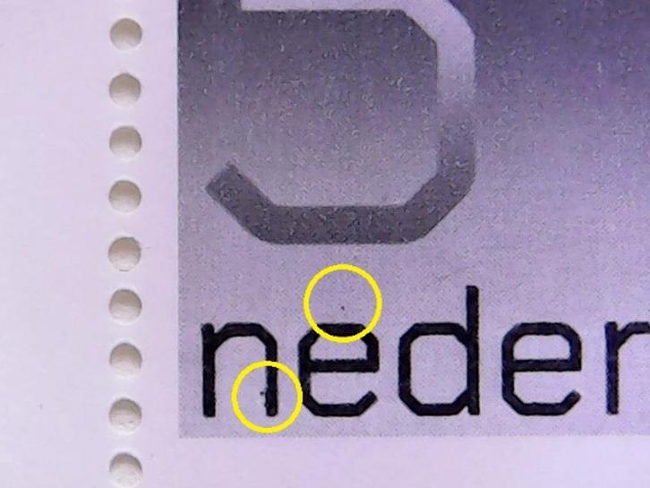 Ned NVPH PB 22a Grijze stip op 1e E en in 1e N van Nederland, Postzegels en Munten, Postzegels | Nederland, Postfris, Na 1940
