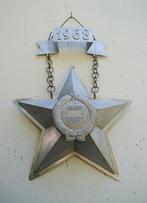 Medaille voor Uitstekende Arbeid 65 cm Wapenschild 1968, Ophalen of Verzenden