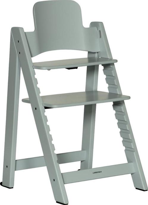 Kidsmill Stone Green Kinderstoel + Voorbeugel En Eetblad, Kinderen en Baby's, Kinderstoelen, Nieuw, Meegroeistoel, Ophalen
