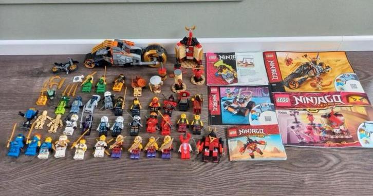 Grote LEGO Ninjago verzameling met minifiguren, Kinderen en Baby's, Speelgoed | Duplo en Lego, Zo goed als nieuw, Lego, Losse stenen