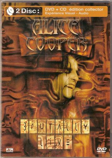 Alice Cooper - Brutally live ( DVD + CD ) beschikbaar voor biedingen