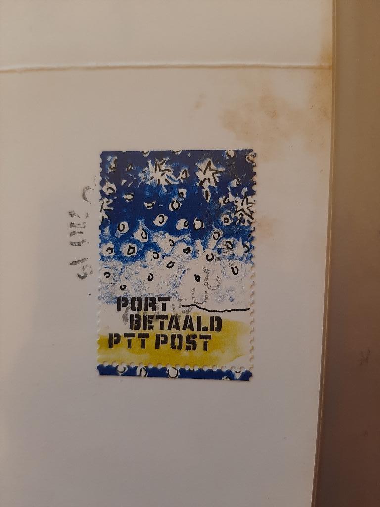 Port betaald zegel PTT Post, Verzenden, Gestempeld