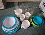 Diverse melamine borden/glazen, Ophalen of Verzenden, Zo goed als nieuw