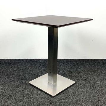 Bijzettafel met Vierkant Houten Blad 22703 beschikbaar voor biedingen