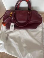 Smaak Amsterdam Bordeaux Rode Leren Schoudertas, Sieraden, Tassen en Uiterlijk, Tassen | Damestassen, Ophalen, Zo goed als nieuw