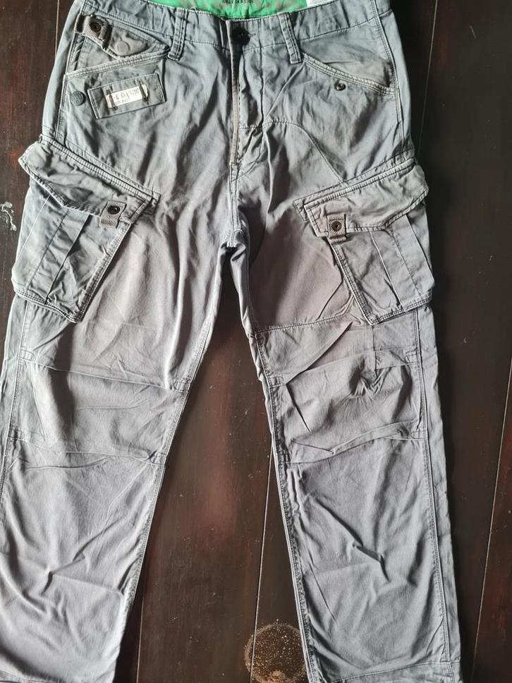 ZGAN GRIJZE G STAR RAW  LAUNDRY ROVIC LOOSE PANT SIZE  32/32, Kleding | Heren, Broeken en Pantalons, Zo goed als nieuw, Maat 48/50 (M)