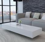 Witte Hoogglans Salontafel nieuw, niet gebruikt, Huis en Inrichting, Tafels | Salontafels, Ophalen, Kunststof, 100 tot 150 cm