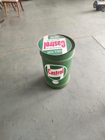 Vintage Castrol Olie Vat - Decoratief! beschikbaar voor biedingen