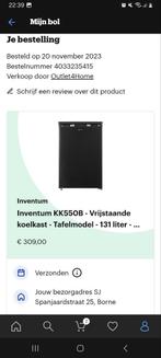Inventum koelkast, Witgoed en Apparatuur, Ophalen, Zo goed als nieuw