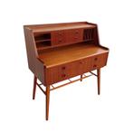 Scandinavisch midcentury bureau, secretaire, Huis en Inrichting, Kasten | Secretaires, Ophalen, Gebruikt, Onbekend, Onbekend