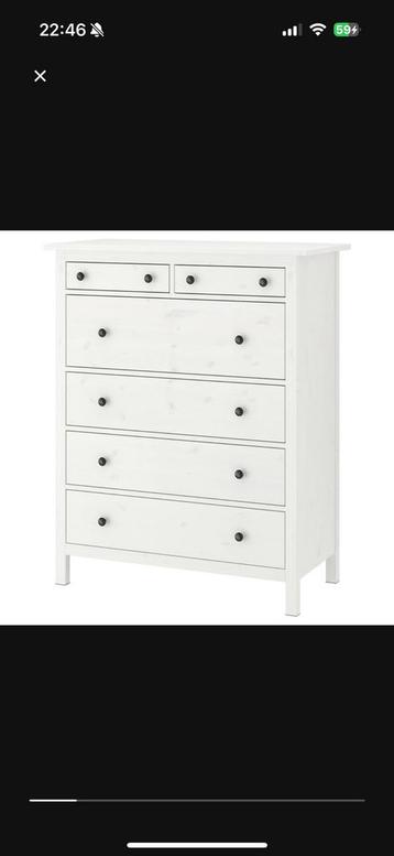 Met spoed weg ivm nieuwe kast. Hemnes ladekast beschikbaar voor biedingen