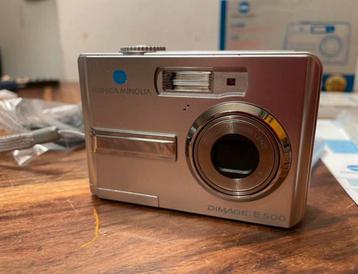 Digitale compact camera Konica Minolta Dimage E500 beschikbaar voor biedingen