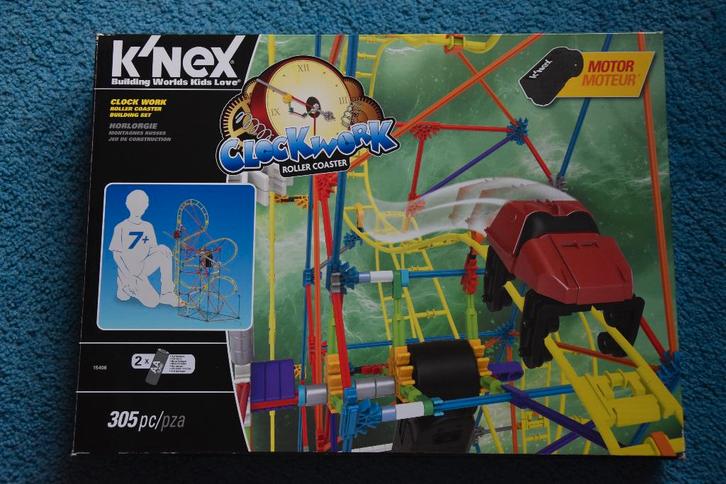 Knexx Clock Works roller coaster, Kinderen en Baby's, Speelgoed | Bouwstenen, Zo goed als nieuw, K'nex, Ophalen of Verzenden