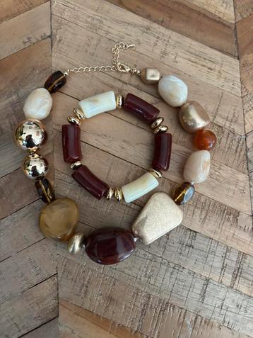 Vitage ketting + armband beschikbaar voor biedingen