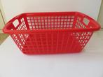 vintage Curver rode kunststof wasmand, Ophalen of Verzenden, Zo goed als nieuw, Rood, Overige typen