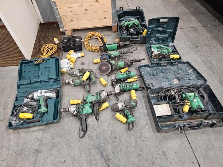 Hitachi hi koki gereedschap kist vol, Doe-het-zelf en Verbouw, Gereedschap | Handgereedschap, Gebruikt, Ophalen