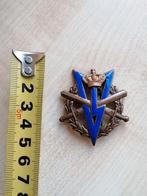 MLV speld met kroon 10x, Ophalen of Verzenden, Landmacht, Nederland, Embleem of Badge