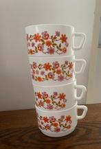 4 kopjes Arcopal Scania servies, Huis en Inrichting, Keuken | Servies, Ophalen of Verzenden, Glas, Overige stijlen, Kop(pen) en/of Schotel(s)