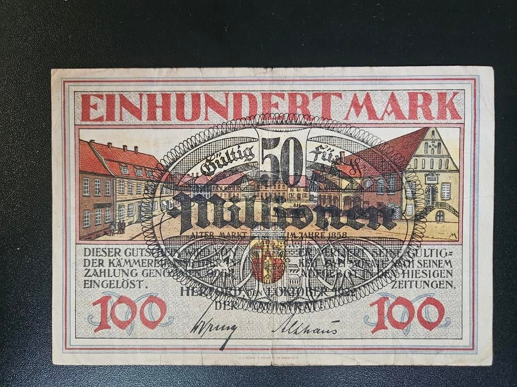 Duitsland Herford ( Westfalen )
15 Stadt zonder nieuwe datum, Ophalen of Verzenden, Duitsland, Los biljet